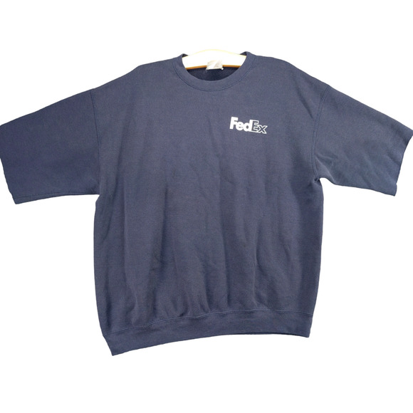 Lee Heavyweight Men's FedEx Pullover Sweatshirt Blue Size XL Vintage - Picture 1 of 16